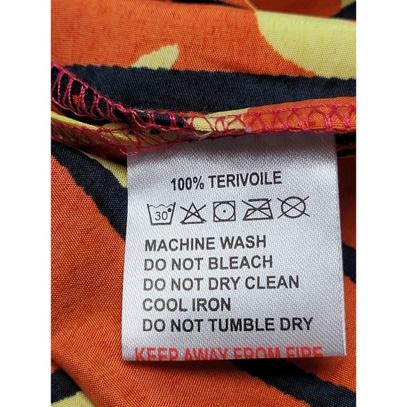V.H.O. Mens Colorful Hawaiian Beach Short Sleeve Shirt - Picture 5 of 7